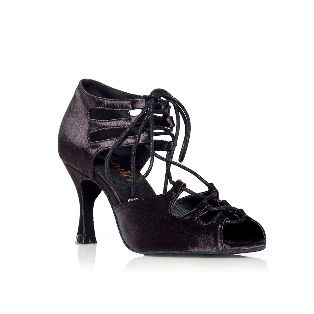 Alemana - Adjustable Width Lace Up Latin Dance Shoes - Image 3