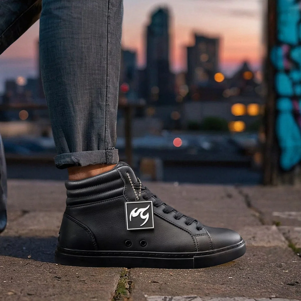 All-black | High-top | Fuego - Image 4