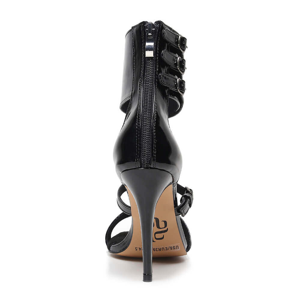 Amante - Thick Ankle Strap Patent Sandal Latin Dance Shoes (Street Sole) - Image 4