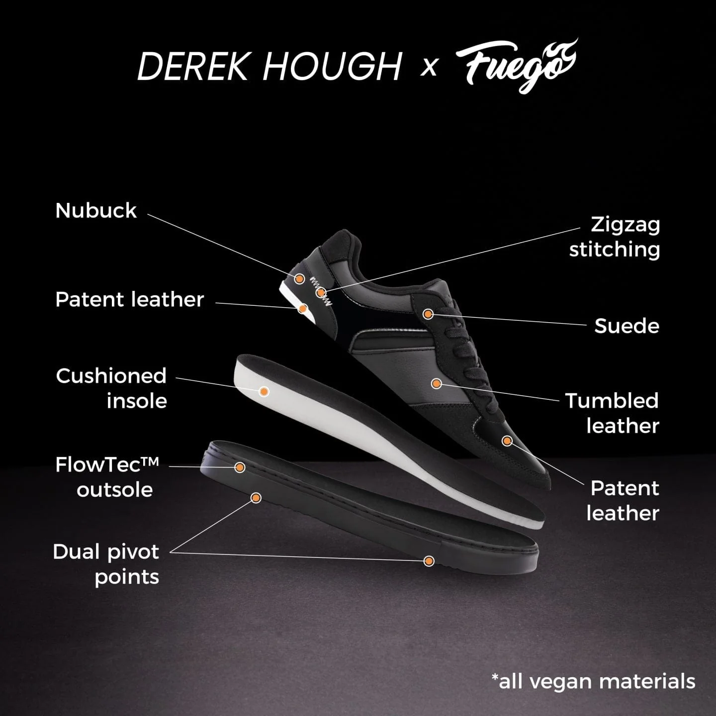 Derek Hough | Low-top | Fuego - Image 6