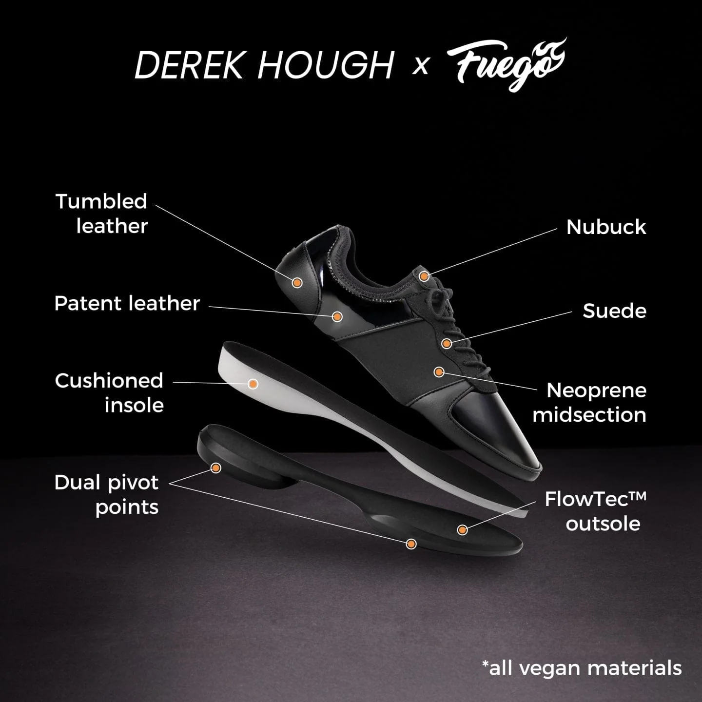 Derek Hough | Split-sole | Fuego - Image 7