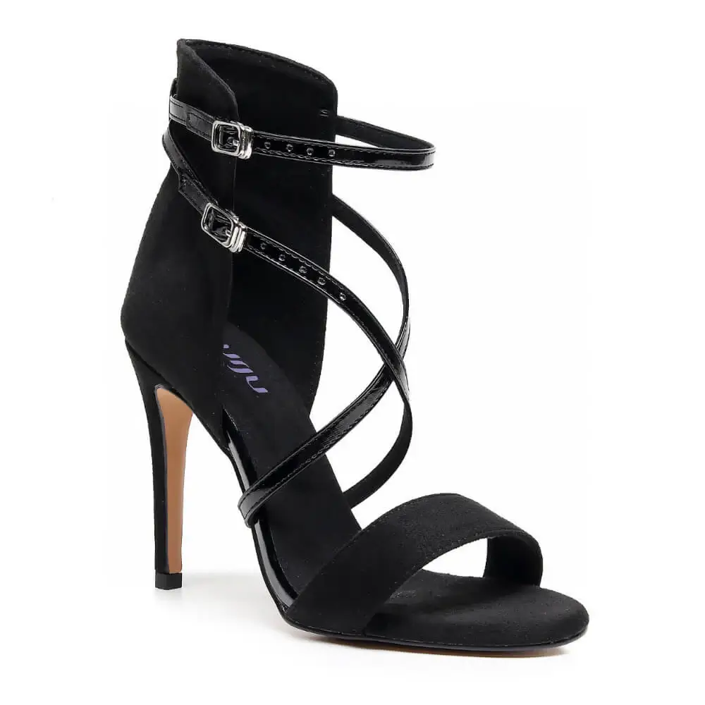 Desnudate - Open Toe High Back Heel Latin Dance Shoe Sandals (Street Sole)