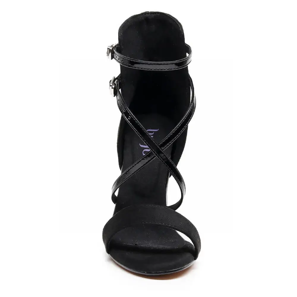 Desnudate - Open Toe High Back Heel Latin Dance Shoe Sandals (Street Sole) - Image 2