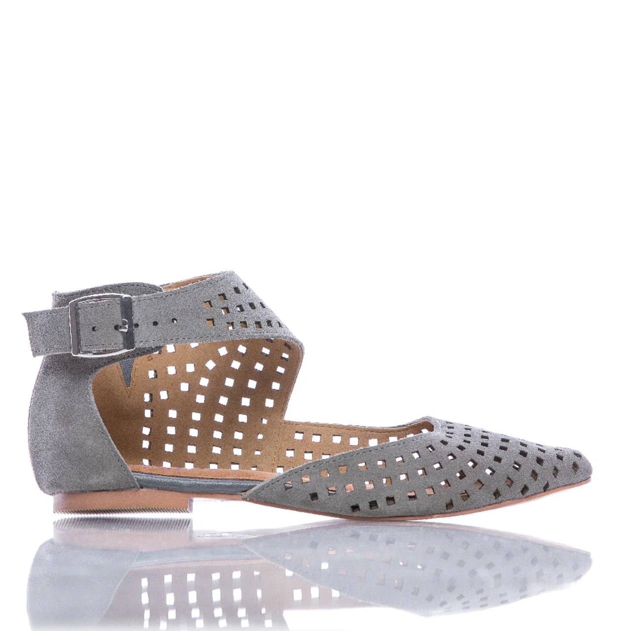 Leola - Closed Toe Dance Flats (Street Sole) - Image 3