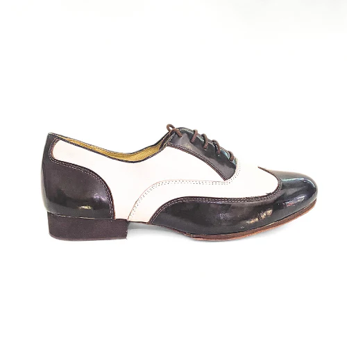 Mambo Tango Wingtip Leather Mens Dance Shoes - Image 5