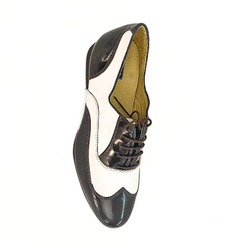 Mambo Tango Wingtip Leather Mens Dance Shoes - Image 4