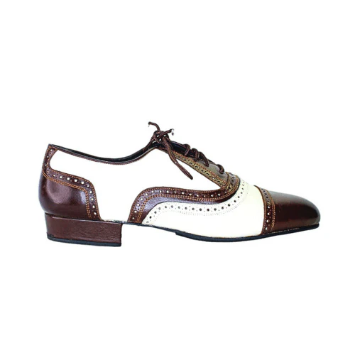 Pebete Wingtip Leather Mens Dance Shoes - Image 4
