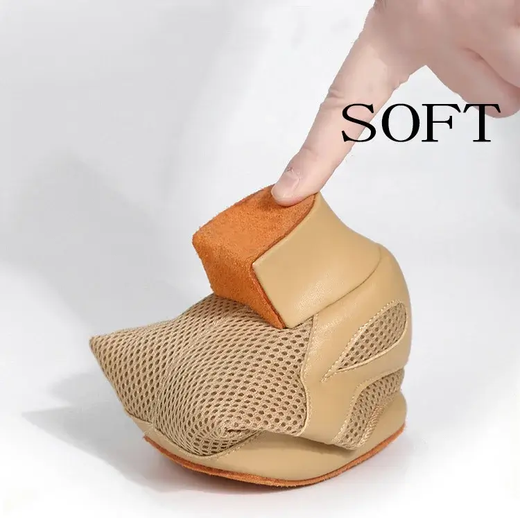 Flex Practice Soft Nude Latin Dance Shoes – 1.5'' Heel with Suede Sole - Image 5