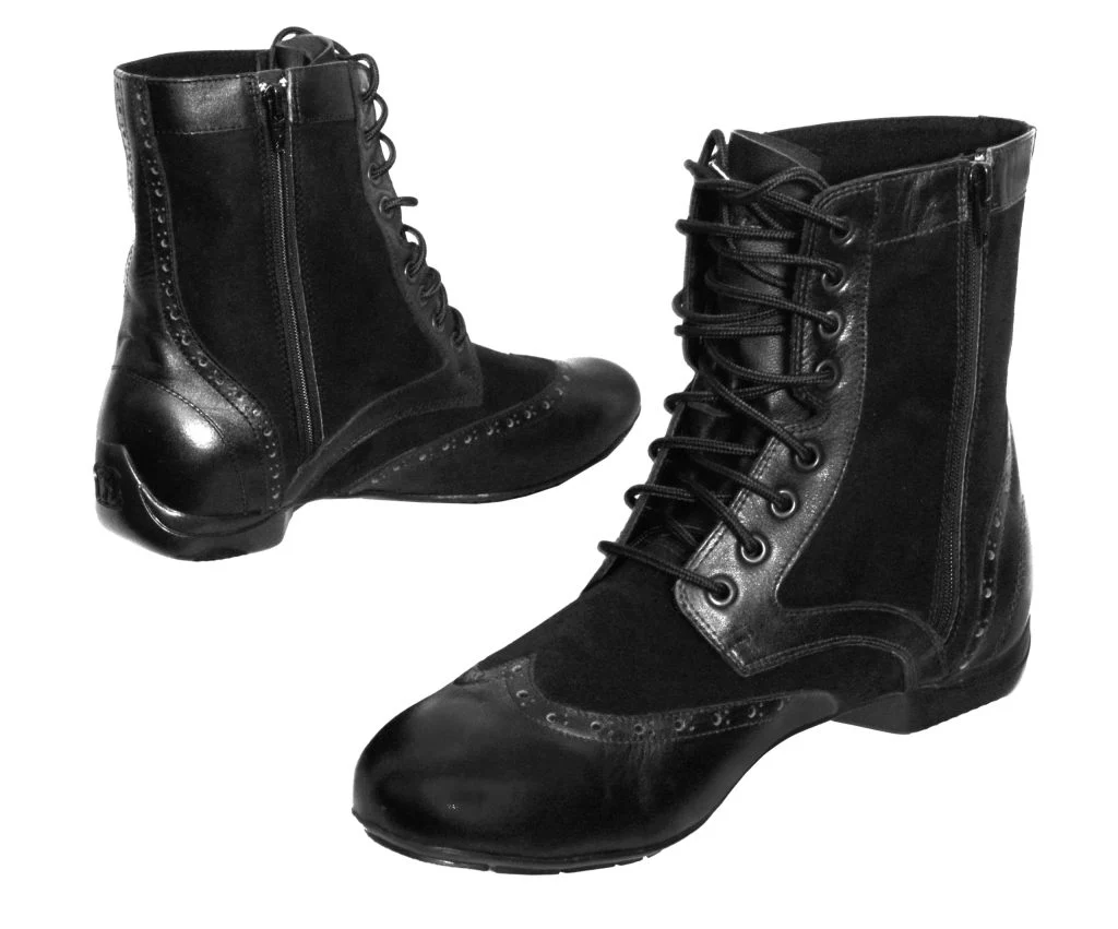 Combat JB Black Boots Mens Dance Shoes