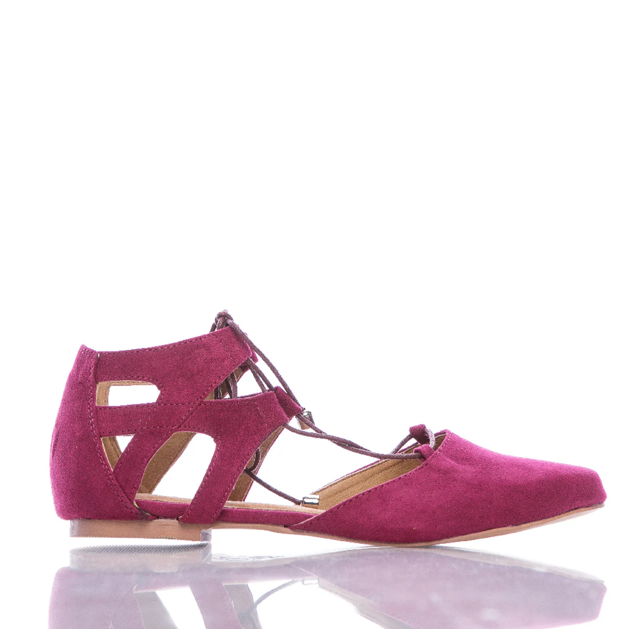 Rosalina - Pointed Closed Toe Flat Dance Sandals (Street Sole) - Image 3