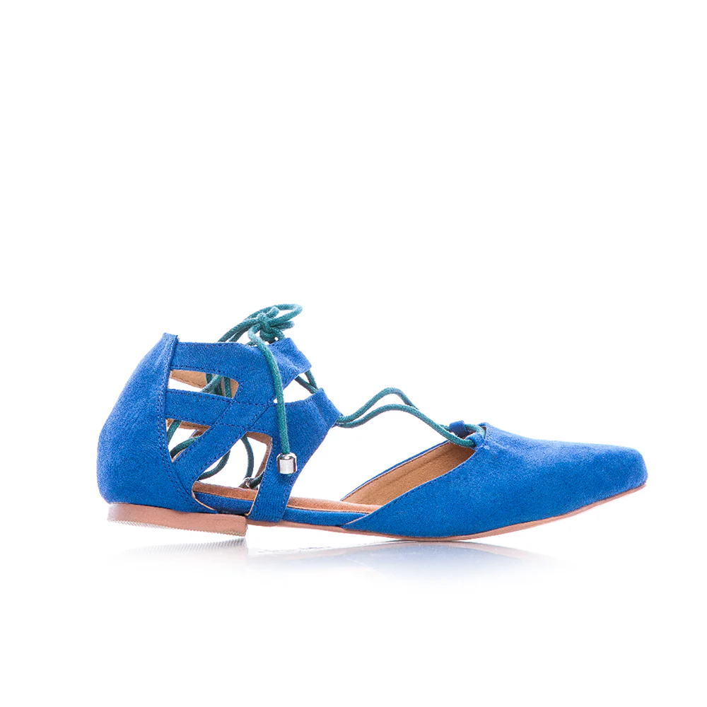 Rosalina - Pointed Closed Toe Flat Dance Sandals (Street Sole) - Image 4