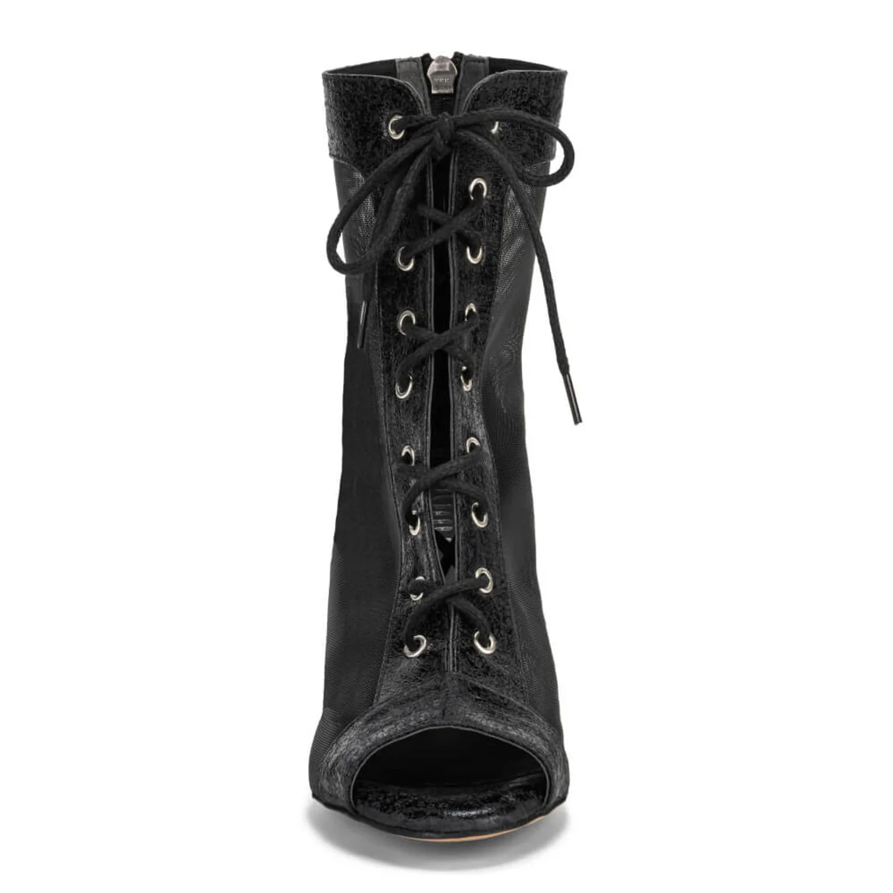 Savanna - Mesh Lace Up Dance Booties (Street Sole) - Image 3