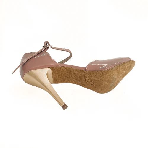 Scallop - Argentine Tango Leather Shoes (Suede Sole) - Image 3