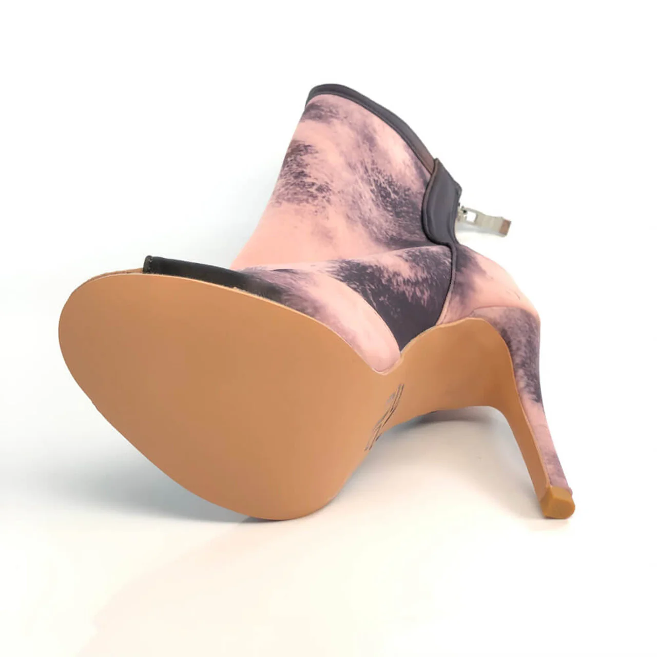 Shabina Tie Dye - Stretch Lycra Sock Dance Booties (Street Sole) - Image 8
