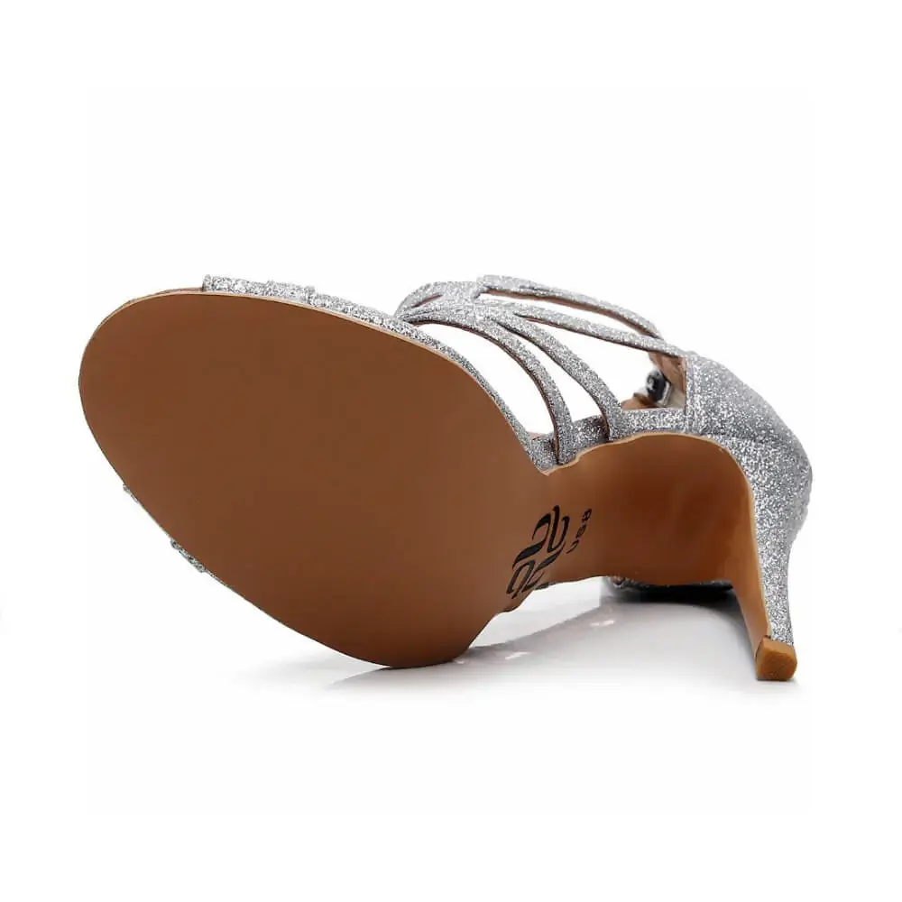 Vera - Cut Out Strappy Open Toe Dance Shoe (Street Sole) - Image 6